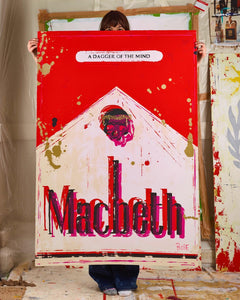 Large Macbeth screen print